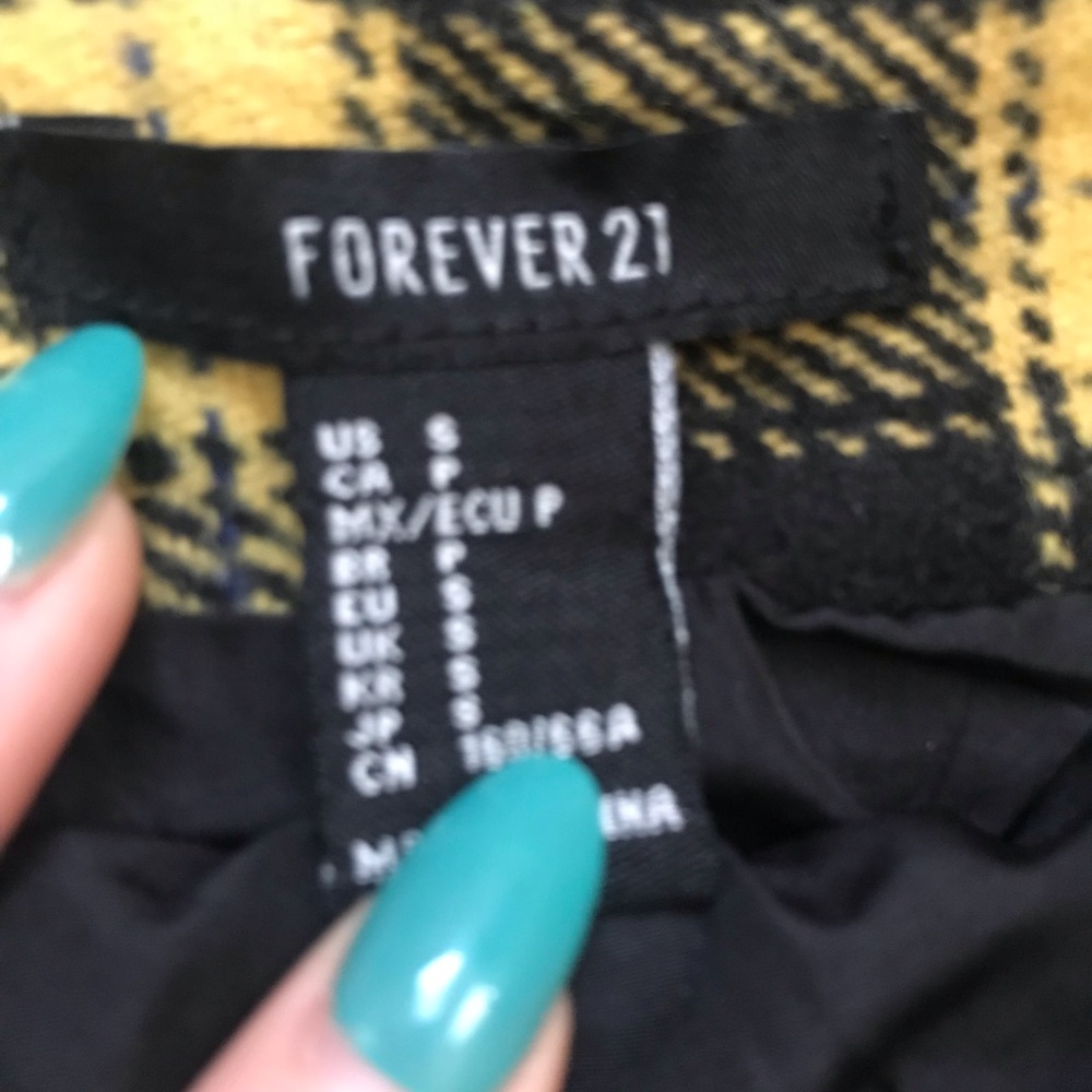 Forever21 Plaid tweed pencil skirt - Picture 5 of 5